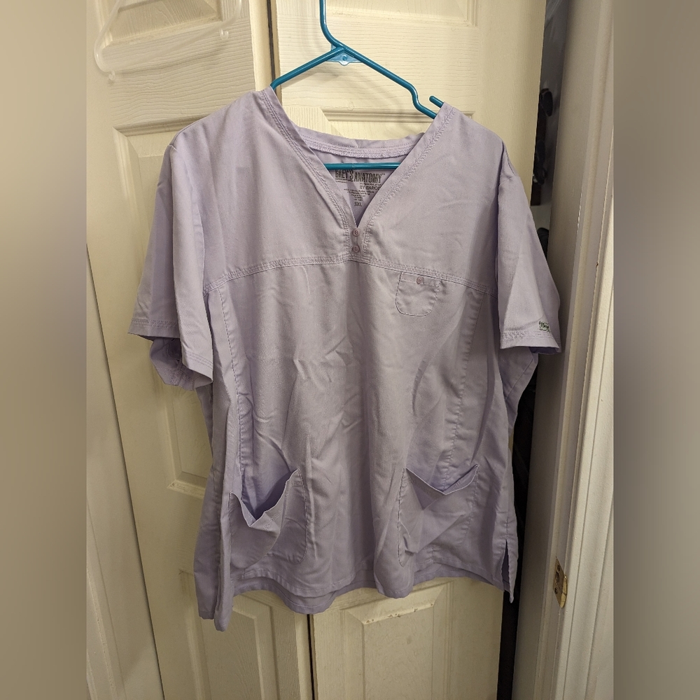 Greys Anatomy 3xl Scrub Top